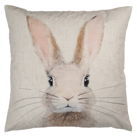 Clayre & Eef | Kussenhoes Beige Bruin 45x45 cm | KT021.423