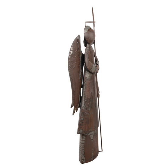 Clayre & Eef | Decoratie Engel Bruin Grijs 48x18x133 cm | 5Y1331