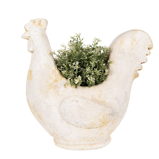 Clayre & Eef | Bloempot Binnen Beige Bruin 36x18x35 cm | 6MG0115