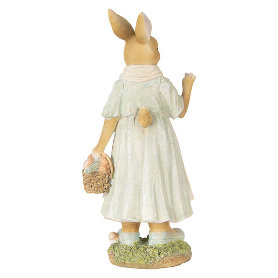 Clayre & Eef | Decoratie Beeld Konijn Beige Geel 15x12x32 cm | 6PR5449