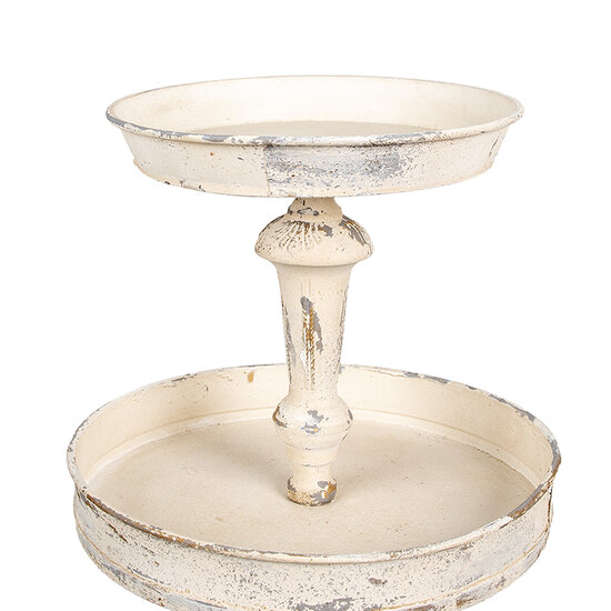 Clayre & Eef | Etagère Beige ø 42x75 cm | 6Y5718
