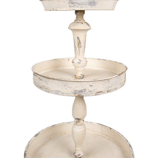 Clayre & Eef | Etagère Beige ø 42x75 cm | 6Y5718