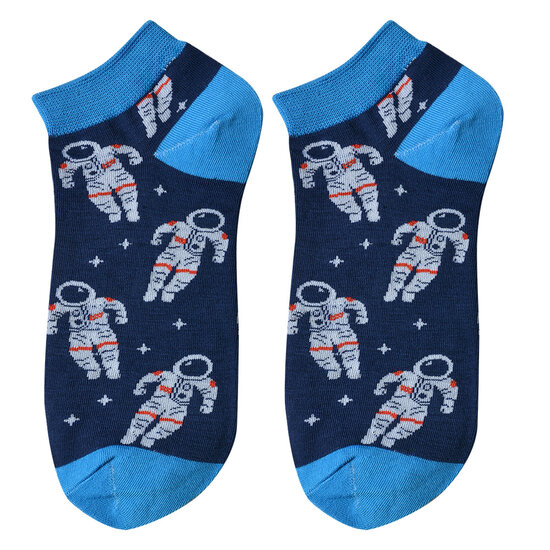 Clayre &amp; Eef | Sokken Blauw Grijs 36-41 | JZSSK0004