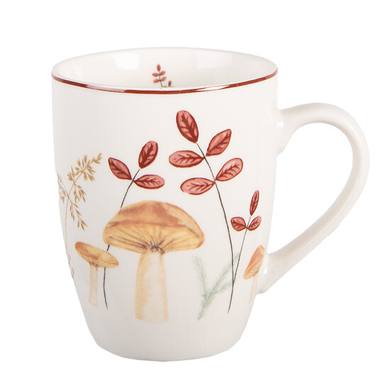 Clayre &amp; Eef | Mok Beige Bruin 12x8x10 cm / 350 ml | LFJMU