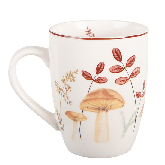 Clayre &amp; Eef | Mok Beige Bruin 12x8x10 cm / 350 ml | LFJMU