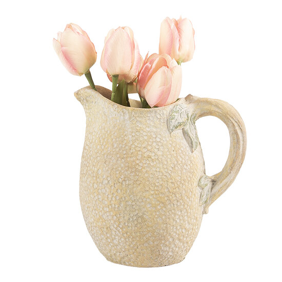 Clayre &amp; Eef | Decoratieve Schenkkan Geel Groen 20x15x20 cm | 6TE0576