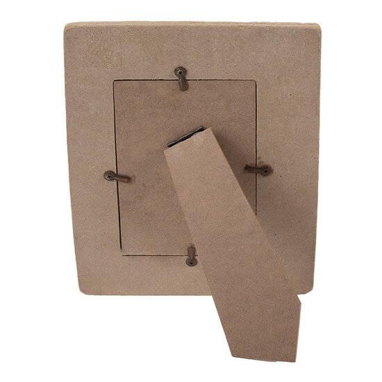 Clayre & Eef | Fotolijst Bruin Beige 18x2x23 cm / 10x15 cm | 2F1296