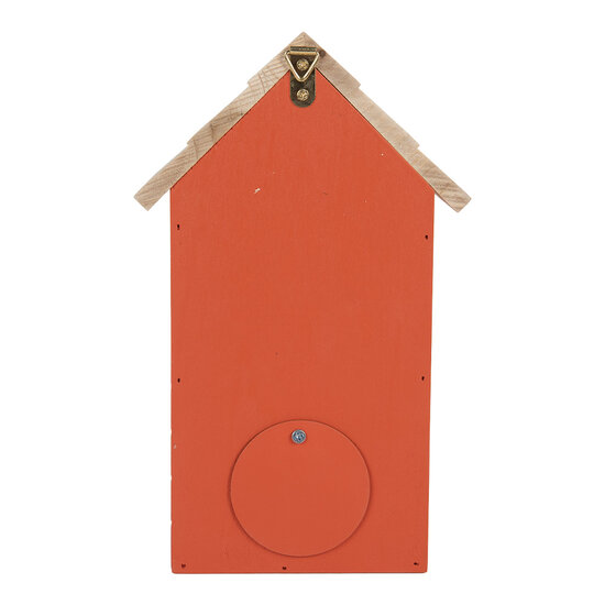 Clayre &amp; Eef | Vogelhuis Rood Bruin 15x10x22 cm | 6H2442