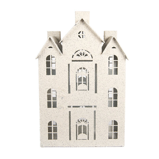 Clayre &amp; Eef | Decoratie Huis Beige 26x16x40 cm | 6Y5930