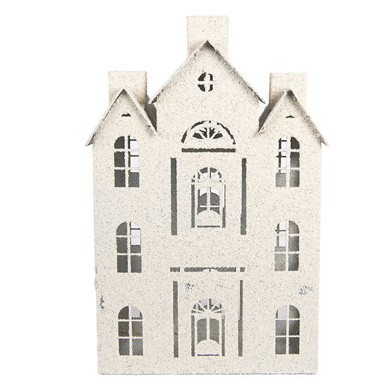 Clayre &amp; Eef | Decoratie Huis Beige 26x16x40 cm | 6Y5930