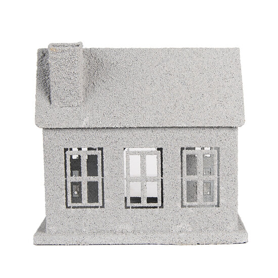 Clayre &amp; Eef | Decoratie Huis Grijs 26x17x24 cm | 6Y5932