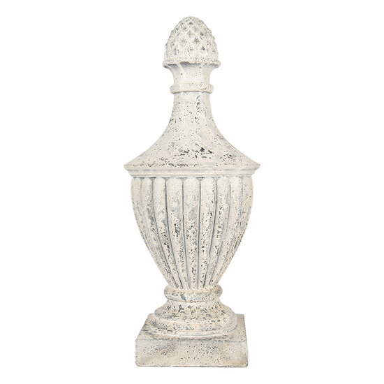 Clayre &amp; Eef | Decoratie Ornament Beige Grijs 26x26x64 cm | 5MG0065