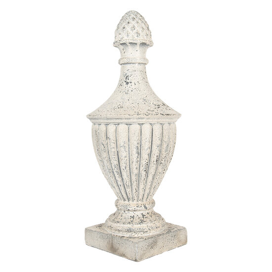 Clayre &amp; Eef | Decoratie Ornament Beige Grijs 26x26x64 cm | 5MG0065