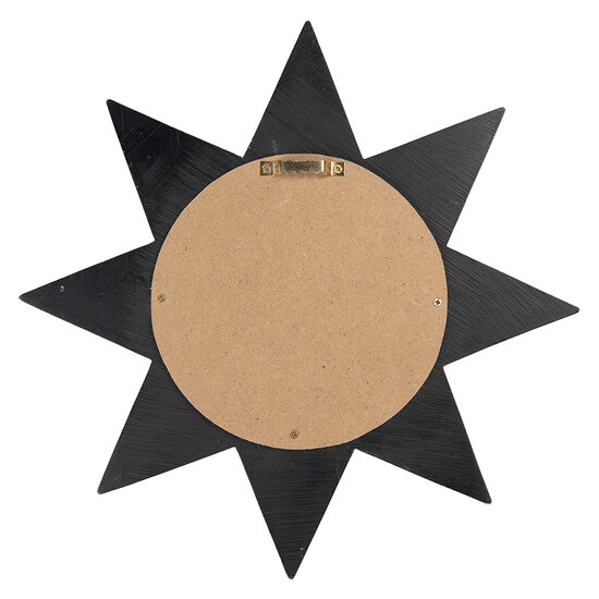 Clayre &amp; Eef | Wandspiegel Bruin &oslash; 27x2 cm | 62S313