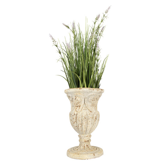 Clayre &amp; Eef | Bloempot Binnen Beige Bruin &oslash; 27x43 cm | 6MG0122