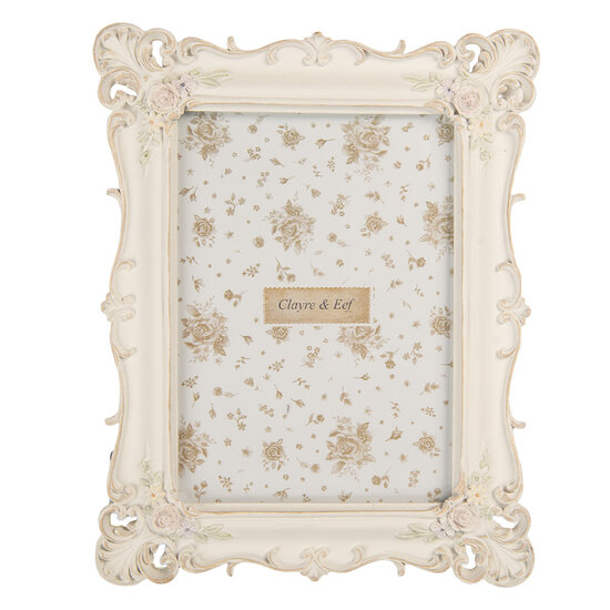 Clayre &amp; Eef | Fotolijst Wit 19x2x24 cm / 13x18 cm | 2F1371M