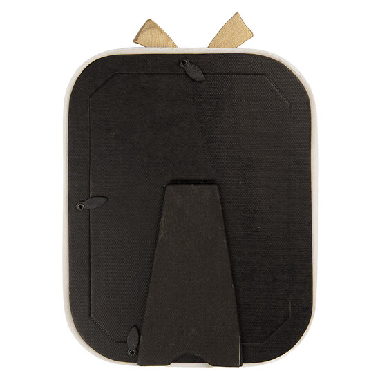 Clayre &amp; Eef | Fotolijst Wit Goudkleurig 17x2x24 cm / 13x18 cm | 2F1377