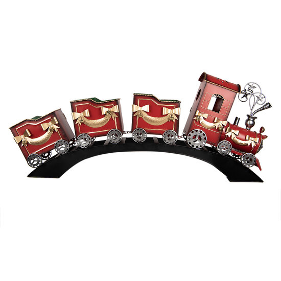 Clayre &amp; Eef | Decoratie Trein Rood 108x18x44 cm | 5Y1303