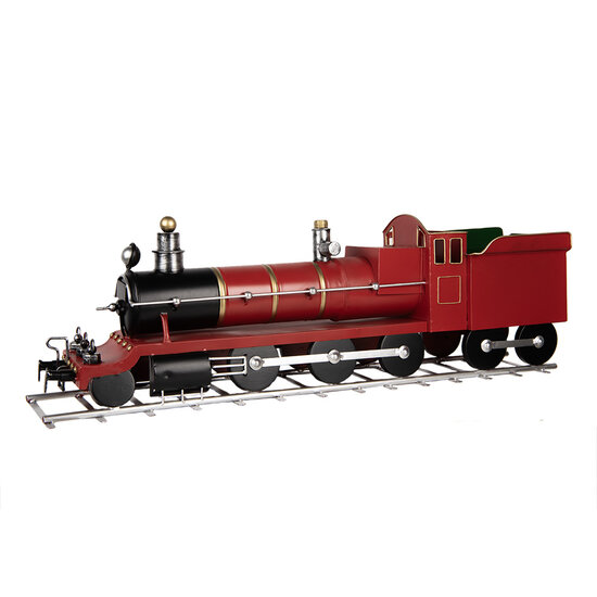 Clayre &amp; Eef | Decoratie Trein Rood 86x18x27 cm | 5Y1304