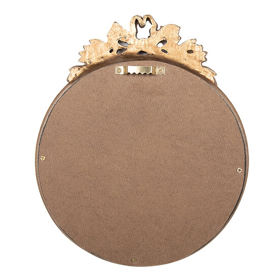 Clayre &amp; Eef | Wandspiegel Goudkleurig 18x3x22 cm | 62S337