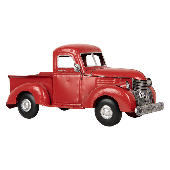 Clayre & Eef | Decoratie vrachtauto Rood 45x22x21 cm | 6Y5812