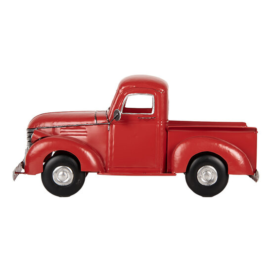 Clayre & Eef | Decoratie vrachtauto Rood 45x22x21 cm | 6Y5812