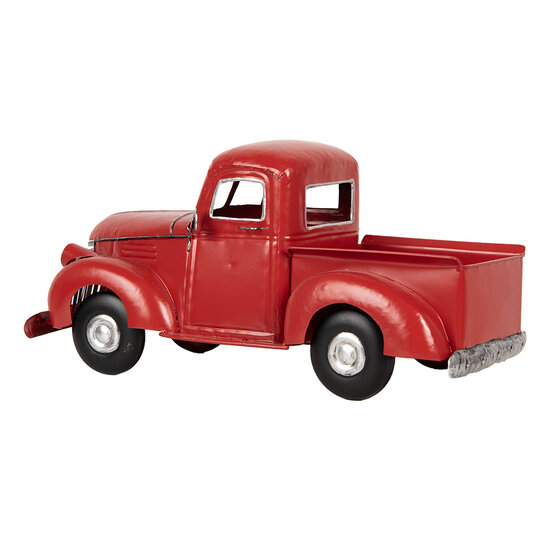 Clayre & Eef | Decoratie vrachtauto Rood 45x22x21 cm | 6Y5812