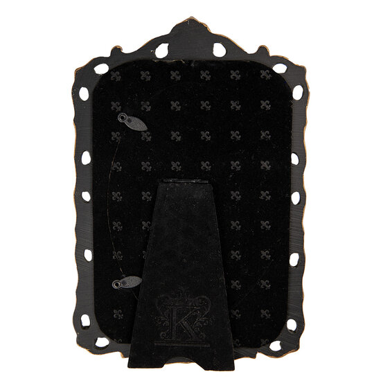 Clayre &amp; Eef | Fotolijst Groen Goudkleurig 15x2x23 cm / 10x15 cm | 2F1241