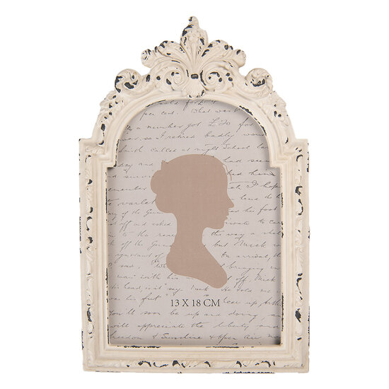 Clayre &amp; Eef | Fotolijst Wit 16x2x25 cm / 13x18 cm | 2F1244
