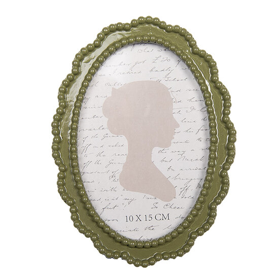 Clayre &amp; Eef | Fotolijst Groen 13x2x18 cm / 10x15 cm | 2F1315