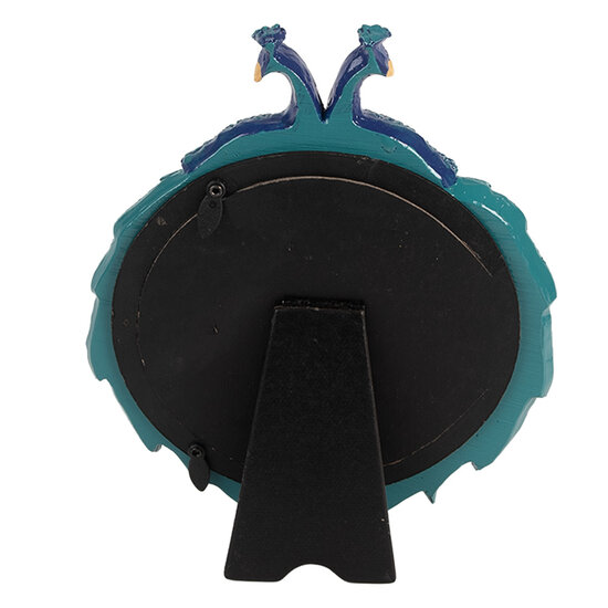 Clayre &amp; Eef | Fotolijst Blauw Groen 17x3x21 cm / &oslash; 13 cm | 2F1352