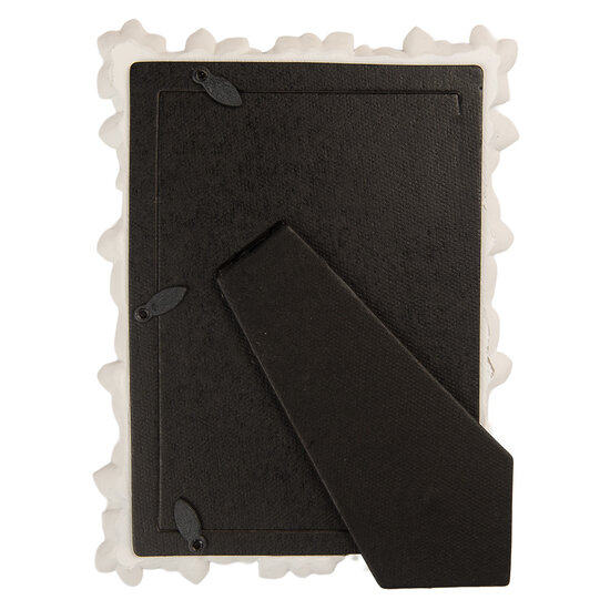 Clayre &amp; Eef | Fotolijst Wit Goudkleurig 15x2x21 cm / 10x15 cm | 2F1360S