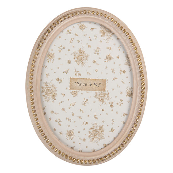 Clayre &amp; Eef | Fotolijst Roze Goudkleurig 15x2x20 cm / 13x18 cm | 2F1370M