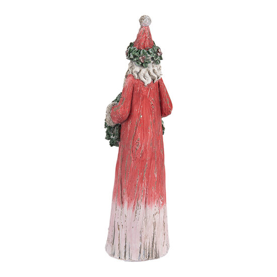 Clayre & Eef | Kerstdecoratie Kerstman Rood Groen 7x6x24 cm | 6PR5527