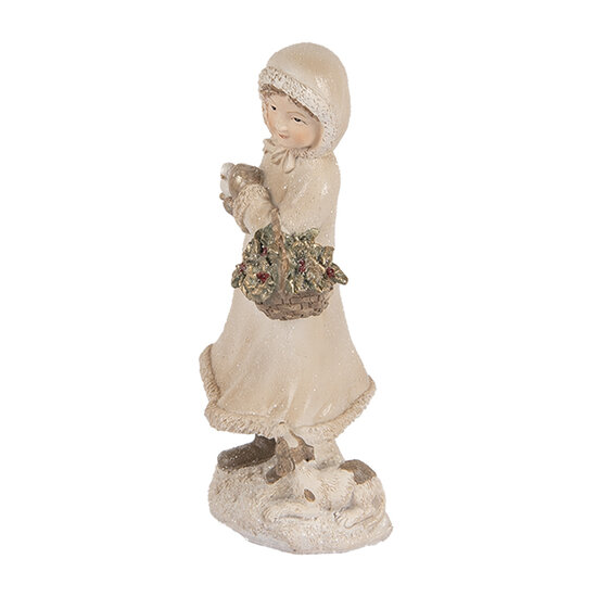 Clayre & Eef | Decoratie Kind Beige Bruin 10x7x17 cm | 6PR5531