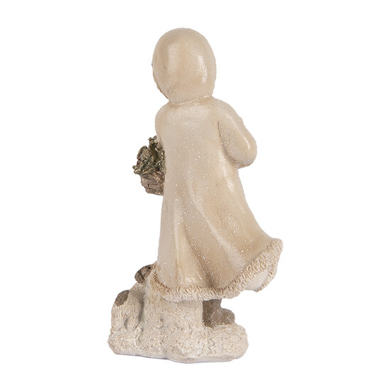 Clayre & Eef | Decoratie Kind Beige Bruin 10x7x17 cm | 6PR5531