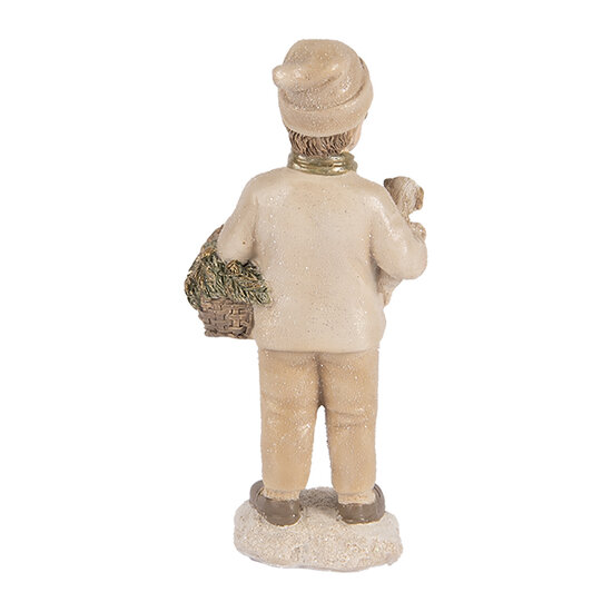 Clayre & Eef | Decoratie Kind Beige Bruin 9x7x18 cm | 6PR5535