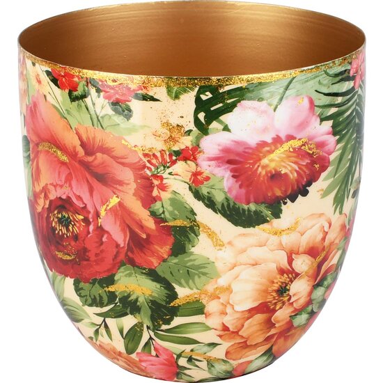 Dekoratief | Bloempot &#039;Blush Orangery&#039;, metaal, 17x17x18cm | A258054