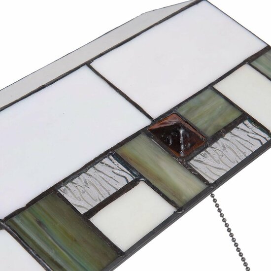 Clayre &amp; Eef   | Bureaulamp Bankierslamp Tiffany 31x30x52 cm E27/max 1x60W | 5LL-5194