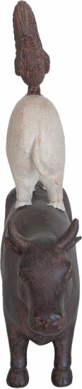 Clayre &amp; Eef | Decoratie Beeld Polyresin Boerderijdieren 34 x 26 cm | 6PR0714 