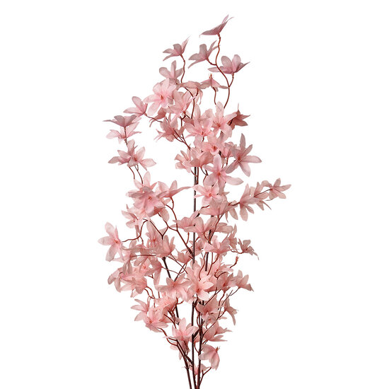 Clayre & Eef | Decoratie tak met bloemen Roze 15x7x112 cm | 5PL0136DP
