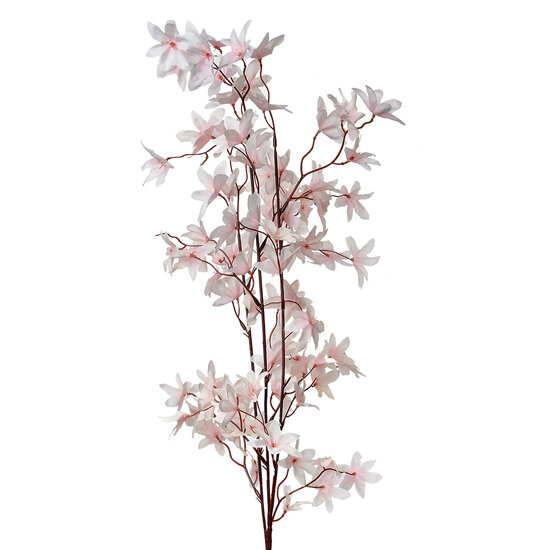 Clayre & Eef | Decoratie tak met bloemen Roze 15x7x112 cm | 5PL0136P