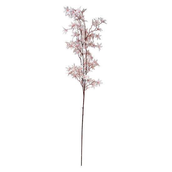 Clayre & Eef | Decoratie tak met bloemen Roze 15x7x112 cm | 5PL0136P