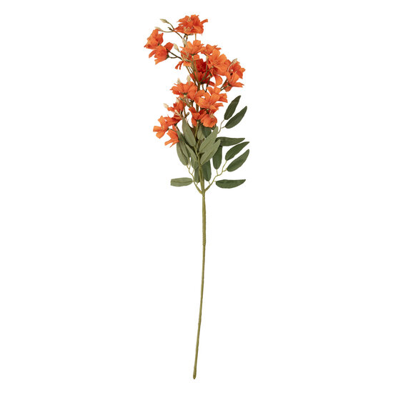 Clayre & Eef | Decoratie tak met bloemen Oranje Groen 10x10x72 cm | 5PL0191O