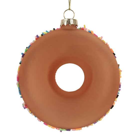 Clayre &amp; Eef | Kersthanger Bruin Roze &oslash; 10x4 cm | 6GL5254