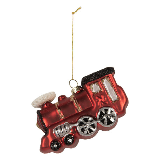 Clayre &amp; Eef | Kersthanger Rood Zwart 10x4x5 cm | 6GL5321