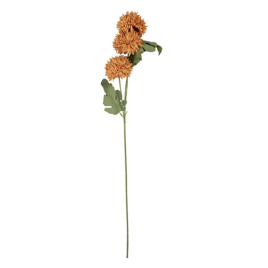 Clayre & Eef | Decoratie tak met bloemen Oranje Groen 10x8x64 cm | 6PL0397O