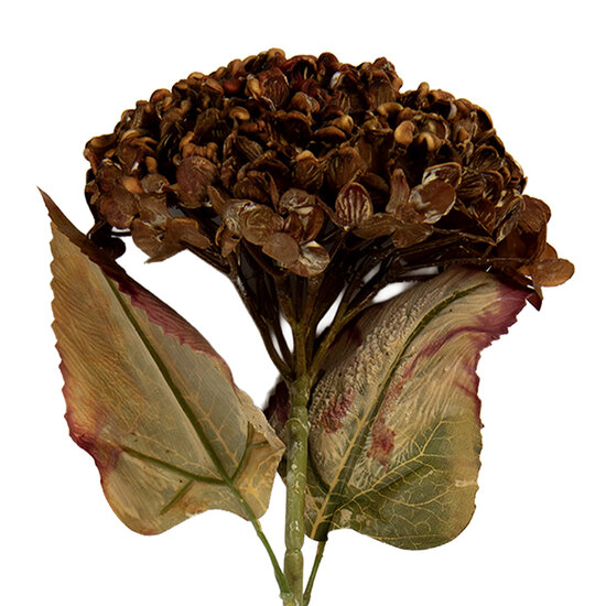 Clayre & Eef | Decoratie tak met bloemen Bruin Groen 15x15x47 cm | 6PL0404CH
