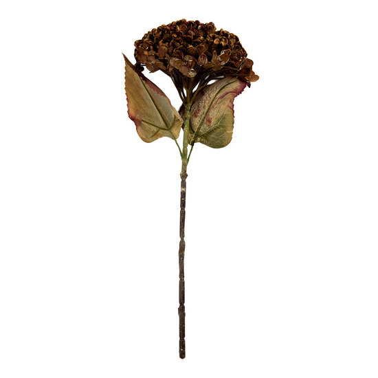 Clayre & Eef | Decoratie tak met bloemen Bruin Groen 15x15x47 cm | 6PL0404CH