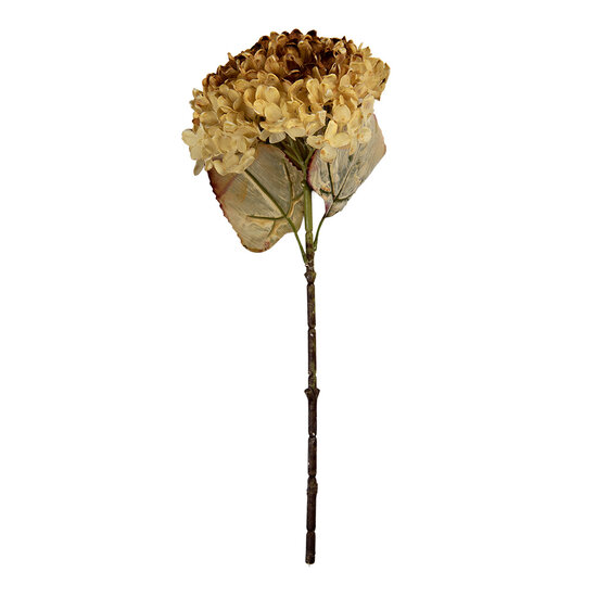 Clayre & Eef | Decoratie tak met bloemen Beige Groen 15x15x47 cm | 6PL0404CR